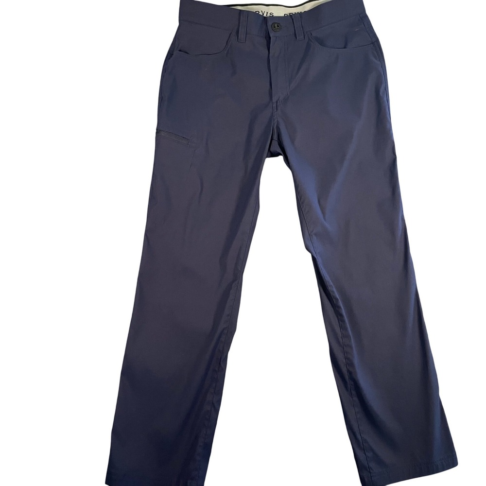 Orvis Men's Classic Collection Lightweight‎ 5 Pocket Trek Pant Size 32x30 Blue